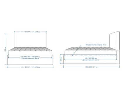 Кровать Lonax Фелиса велюр Dolly-2 (с подъемным механизмом) 120х200
