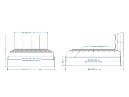 Кровать Lonax Алегра велюр Dolly-3 (с подъемным механизмом) 160х190