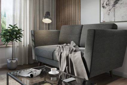 Диван Арско Гуннар двухместный графит