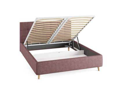 Кровать Сонум Bella Рогожка Мокко (с подъемным механизмом)