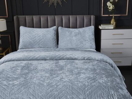 Покрывало Софи де Марко Фернанд (серо голубое)