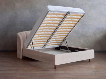 Кровать Сонум Valencia Кашемир Горчичный (с подъемным механизмом) 80х200