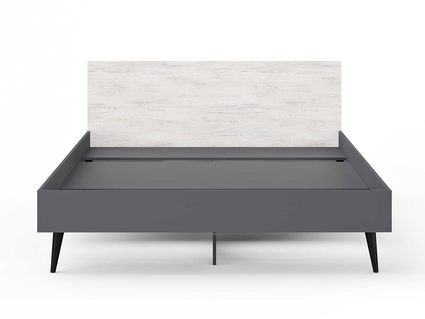 Кровать Сонум Ines Ясмунд + серый 80х190