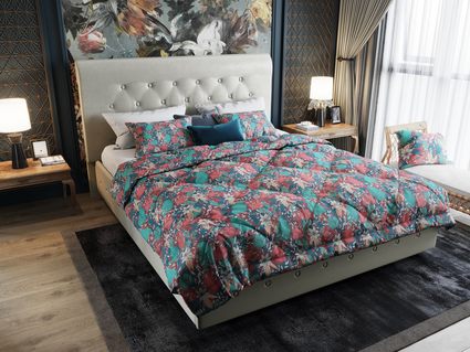 Кровать Димакс Андрия Крем с подъемным механизмом 200х190