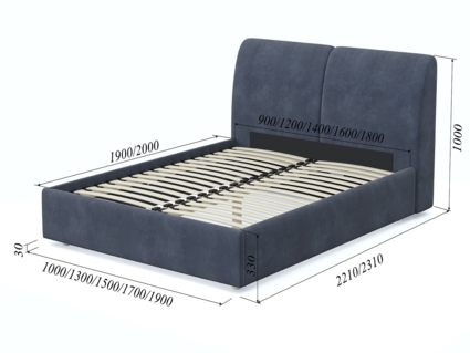 Кровать Арско Бекка Микрошеннил Frida 08 180х200