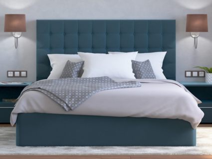 Кровать Lonax Аврора велюр Dolly-8 (с подъемным механизмом)