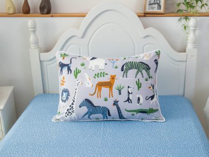 Комплект постельного белья Софи де Марко Саванна (синий) с одеялом 1,5-спальный