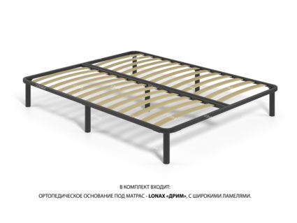 Кровать Lonax Венеция велюр Dolly-8 (с основанием) 160х190