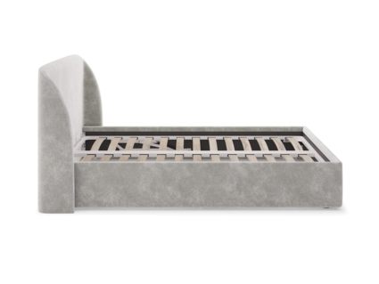 Кровать Сонум Nicole Рогожка Деним (с подъемным механизмом) 80х200