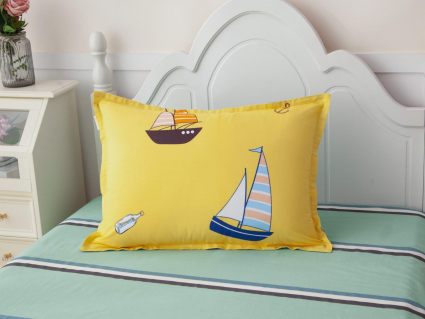 Комплект постельного белья Софи де Марко Кораблики (желтый) 1,5-спальный