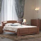 Кровать DreamLine Афродита 1 бук Орех 160х190