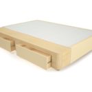 Кровать Mr.Mattress Site Box экокожа Beige 180х195